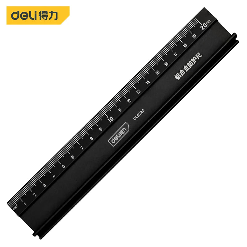 20/30/45cm Percision Measuring Ruler Aluminium Alloy Straight Ruler Woodworking Measuring Tools School Office Drawing Supplies