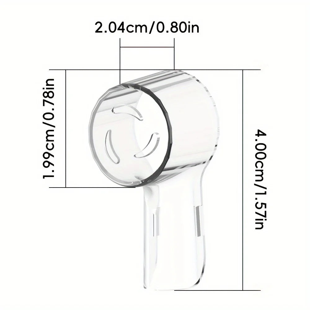 Universal Electric Toothbrush Head Protective Cover With Cap Toothbrush DustProof Cover Plastic Travel Portable Toothbrush Case