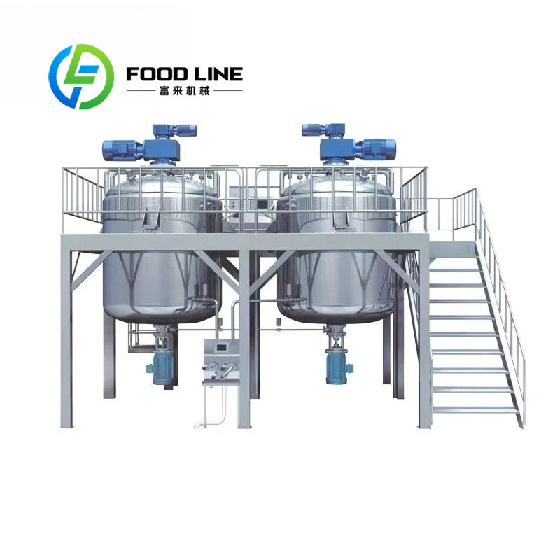 Liquid Detergent Shampoo Liquid Hand Soap Making Machine customize