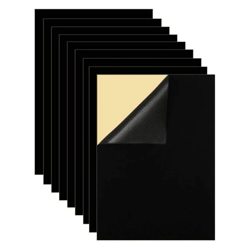 10 Pcs Self-Adhesive Felt Sheets Sticky Back Felt Sheets with Adhesive Backing