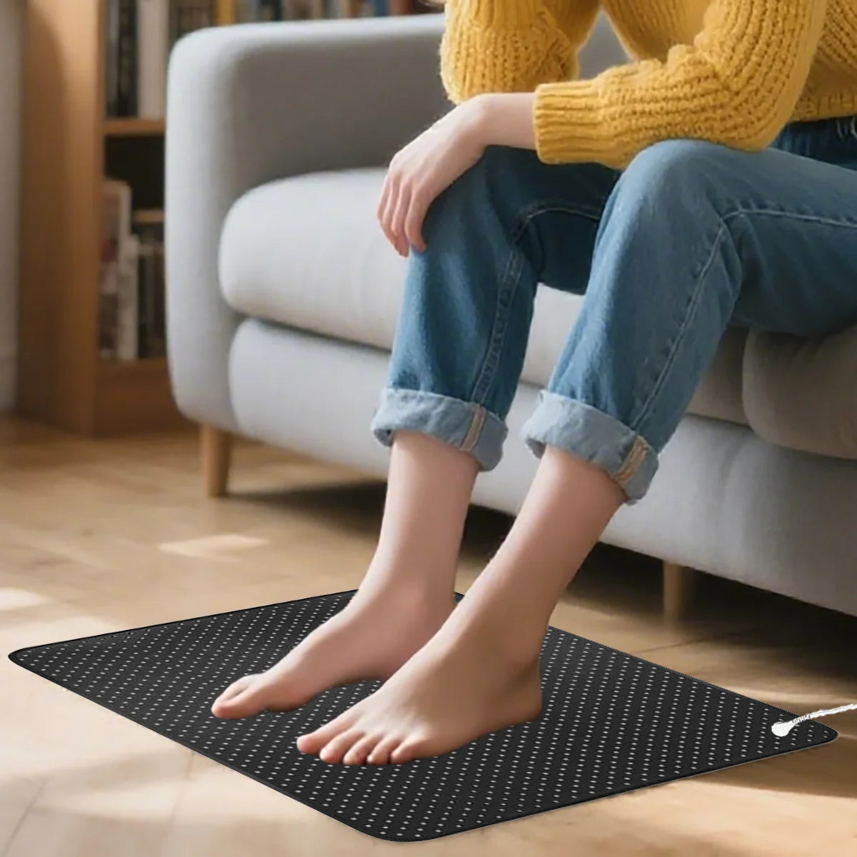 Earthing PU Sheet Premium Grounding Therapy Mats Breathable Conductive Pad Antistatic Improve Health