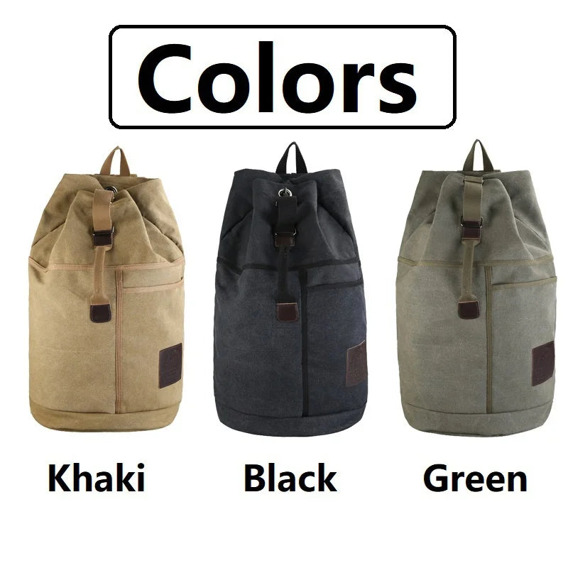 Men's Bag Outdoor Sports Bag  Rucksack Canvas Backpacks  School Bag Hiking Travel Backpacks