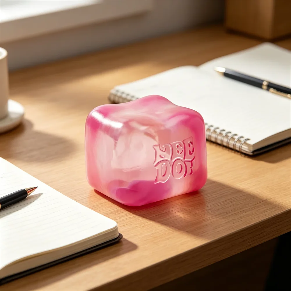 Hot Blind Box Mystery Kawaii Cat Paw Mochi Squishy, Simulated Food Fidget Toy, Cute Squeeze Foot Toy Antistress Stress-Relief