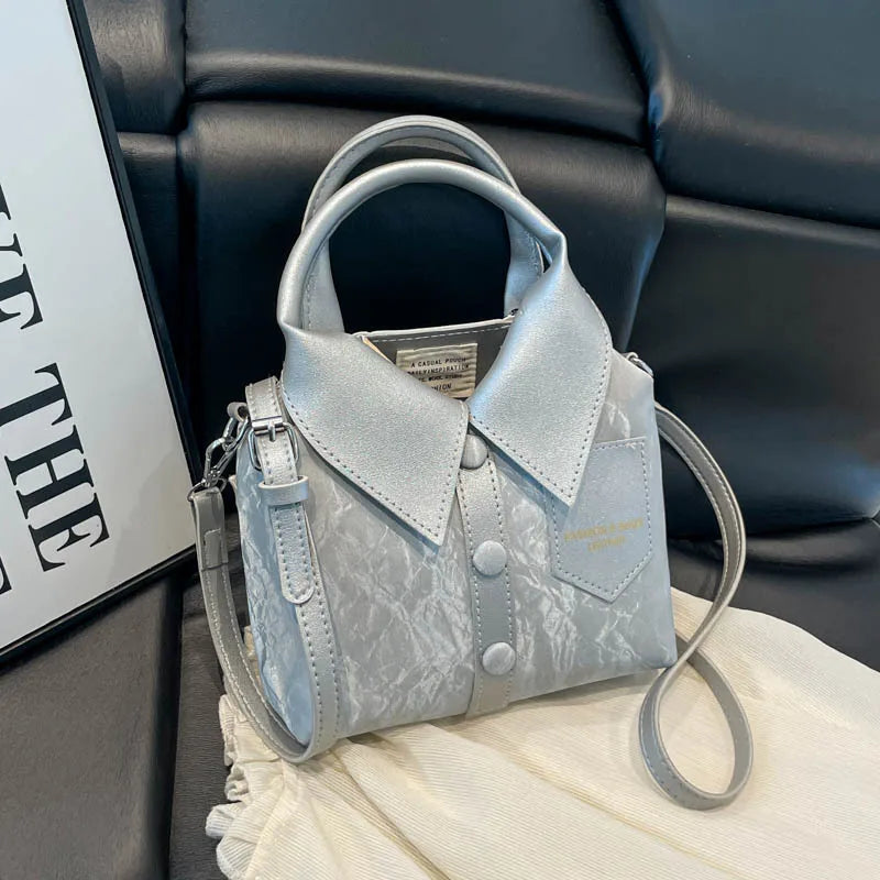 2026 New Minimalist Shirt Bag for Women Fashion Casual Shoulder Crossbody Bag Unique Design Handbag