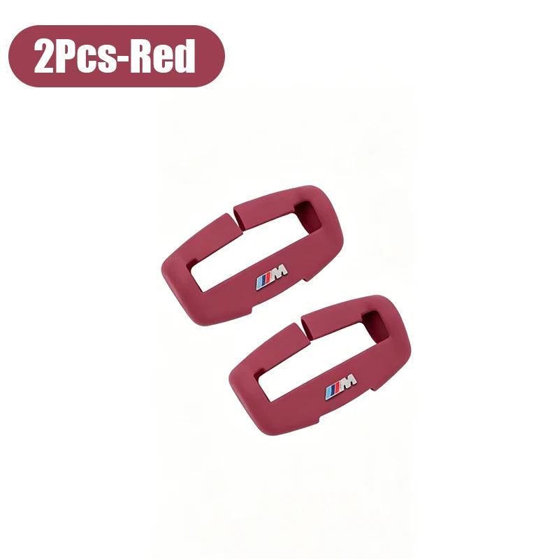 Car Seat Belt Buckle Silicone Protective Cover / Anti-Scratch Sleeve Stickers For BMW G80 G06 G07 G42 G14 G15 G16 F82 F20 F21 F8