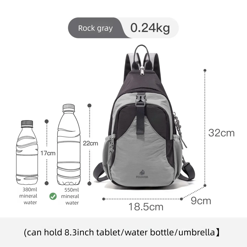 FOUVOR Women Sports Backpacks Lightweight Multi-Functional Small Cycling Hiking Outdoor Travel Crossbody Shoulder Bag 3068-20