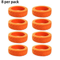 8-Piece Luggage Wheel Protective Cover Silent Silicone Cover And Universal Noise Reduction Accessories Thicken Texture Silicone