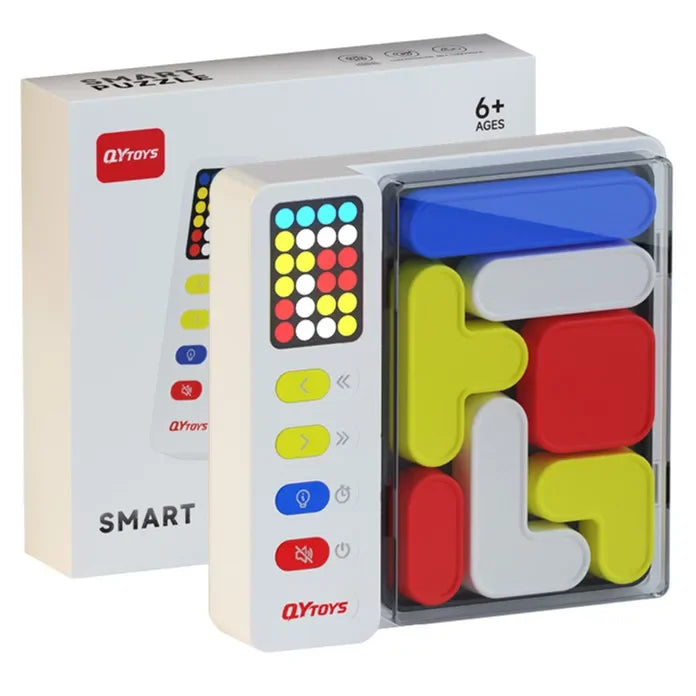 Qiyi Smart Puzzle Introductory Version Electronic Toys Logic Brains Teaser Huarong Road Board Game Early Educational Enlighten