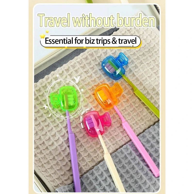 1/2/4/8Pcs/set Portable Toothbrush Cover Holder Health Germproof Toothbrushes Protector Travel Hiking Camping Brush Cap Case