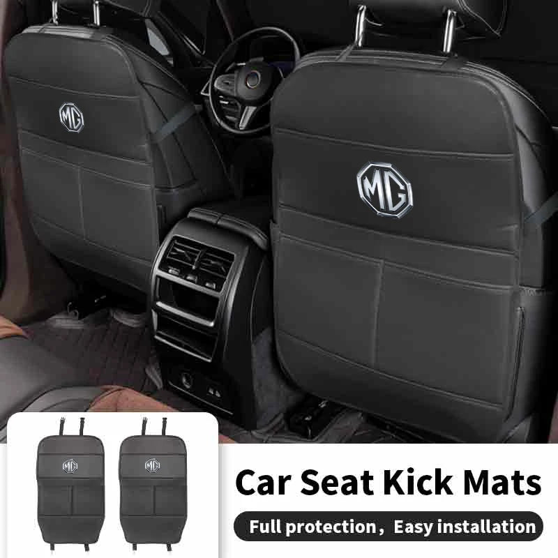 Car Seat Anti-Kick Pad Seatback Storage Bag Accessories For Morris Garages MG 6 3 5 7 TF ZR ZS HS GS GT Hector RX5 RX8 350 550
