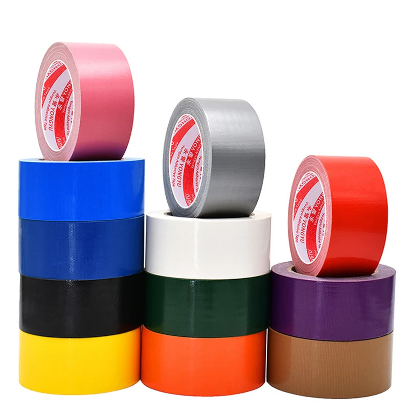 W10-500mm Dark Blue Bucky Waterproof Packaging Tape, Durable Single-Sided Adhesive Tape for Stage, Carpet, Floor, Pipe Duct tape