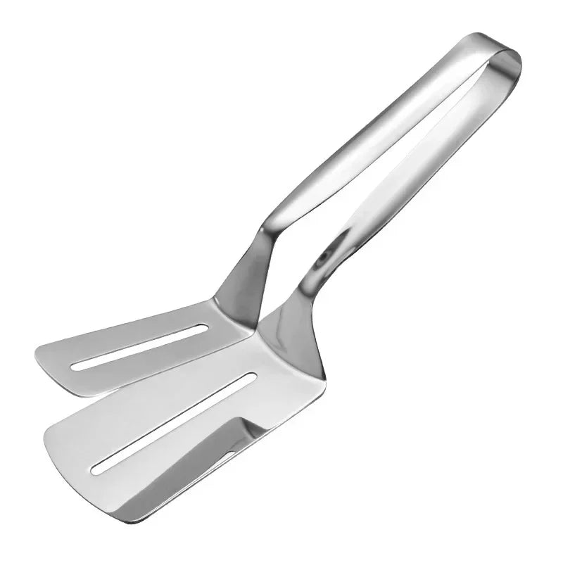 Kitchens Tongs Premium Stainless Steel Multipurpose Gripper Bread Clip/Steak Clamps/Fried Steak Clamp/Barbecue Tongs