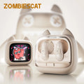 Zombiescat Touch Screen Bluetooth 6.0 Earphones ENC Call Noise Canceling Headphone HiFi Sound TWS Wireless EarBuds with Lanyard