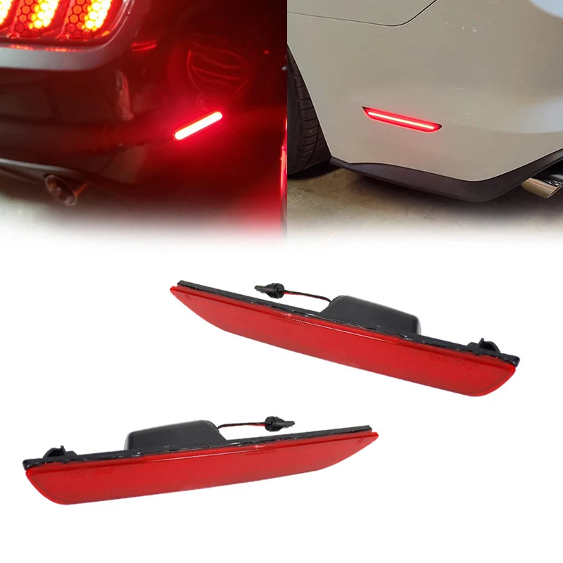 2pcs LED Rear Side Marker Lights Lamps For Ford Mustang 2015-up OEM Replace
