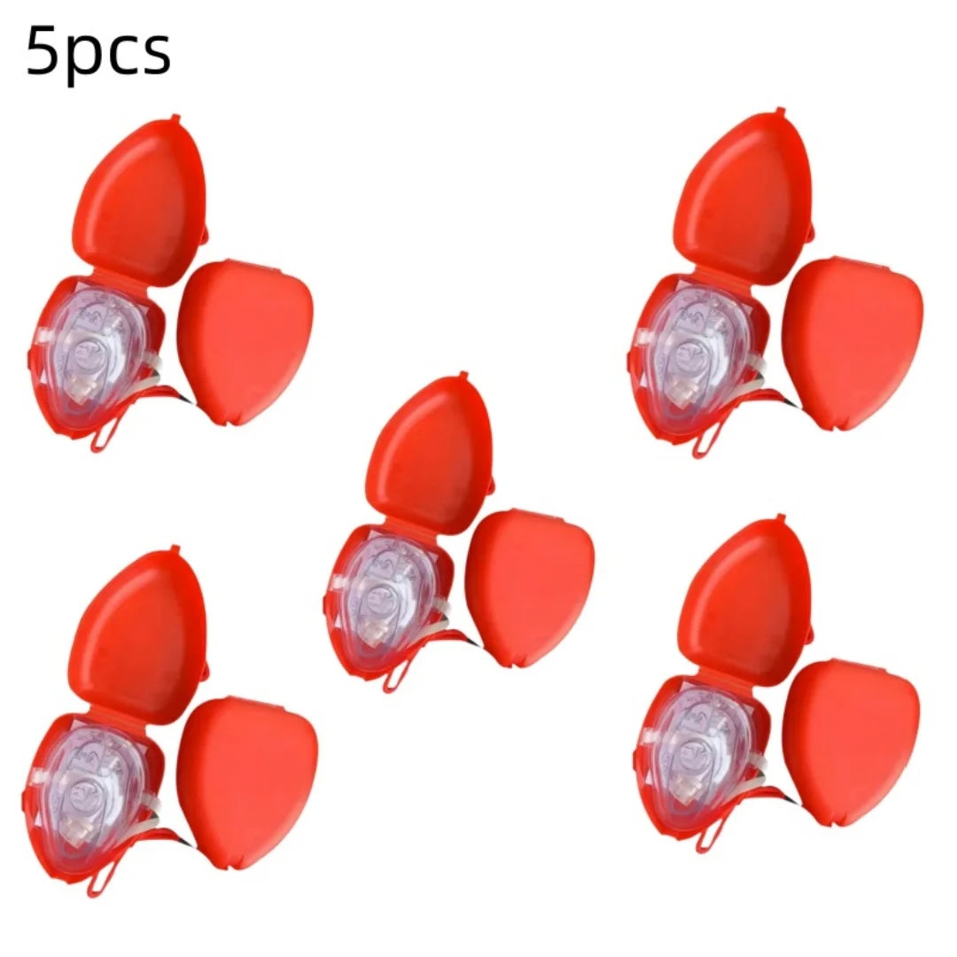 CPR Mask Adult Child Pocket Resuscitator Emergency First Aid Rescue Training Medical Oxygen Breathing Survival Equipment