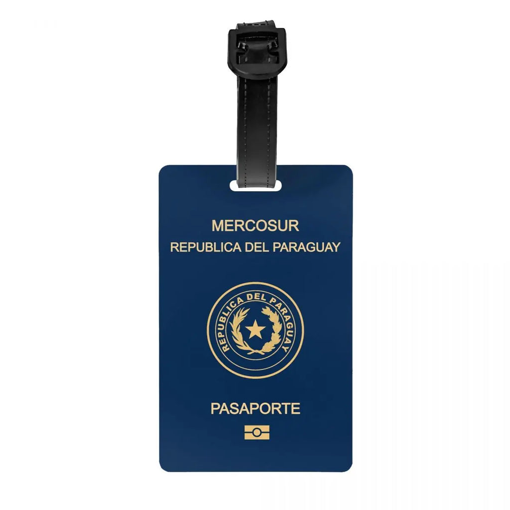 Custom Mexico Passport Luggage Tag With Name Card Privacy Cover ID Label for Travel Bag Suitcase