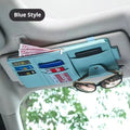 Car Sun Visor Bill Pen Business Card Holder CD DVD Organizer Storage Box Sunglasses Clip Stowing Tidying Car Accessories