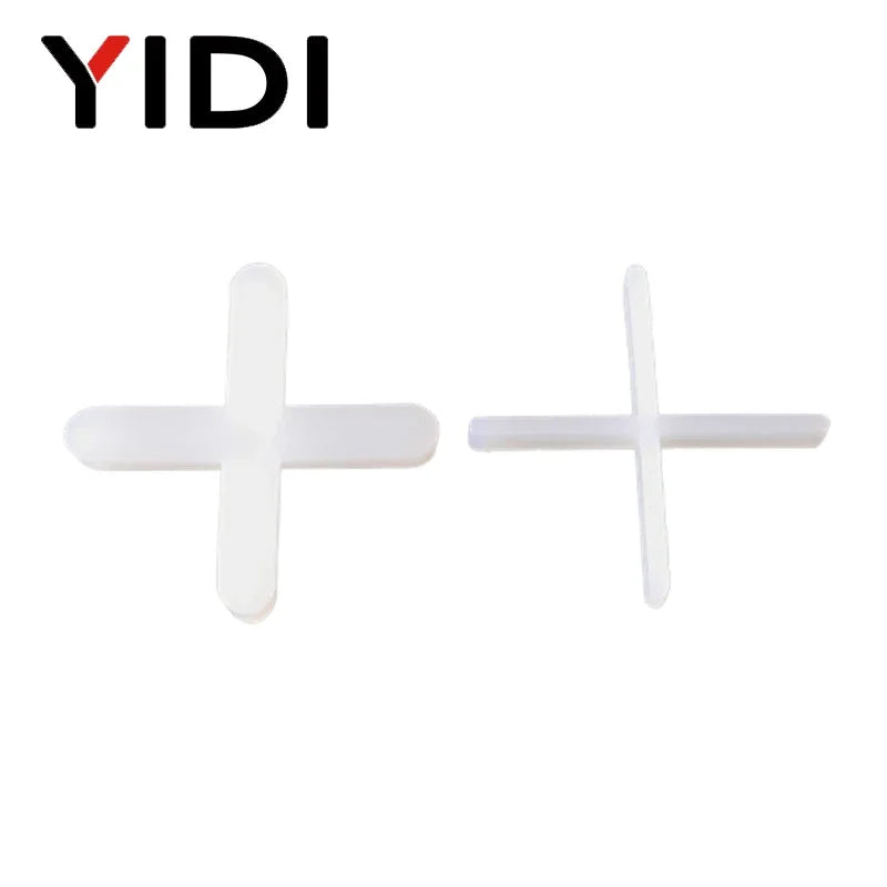 500pcs 1/1.5/2/2.5/3mm Cross Tile Spacer Resuable Plastic Laying Tiler Tool Ceramic Leveling System for Wall Floor Construction