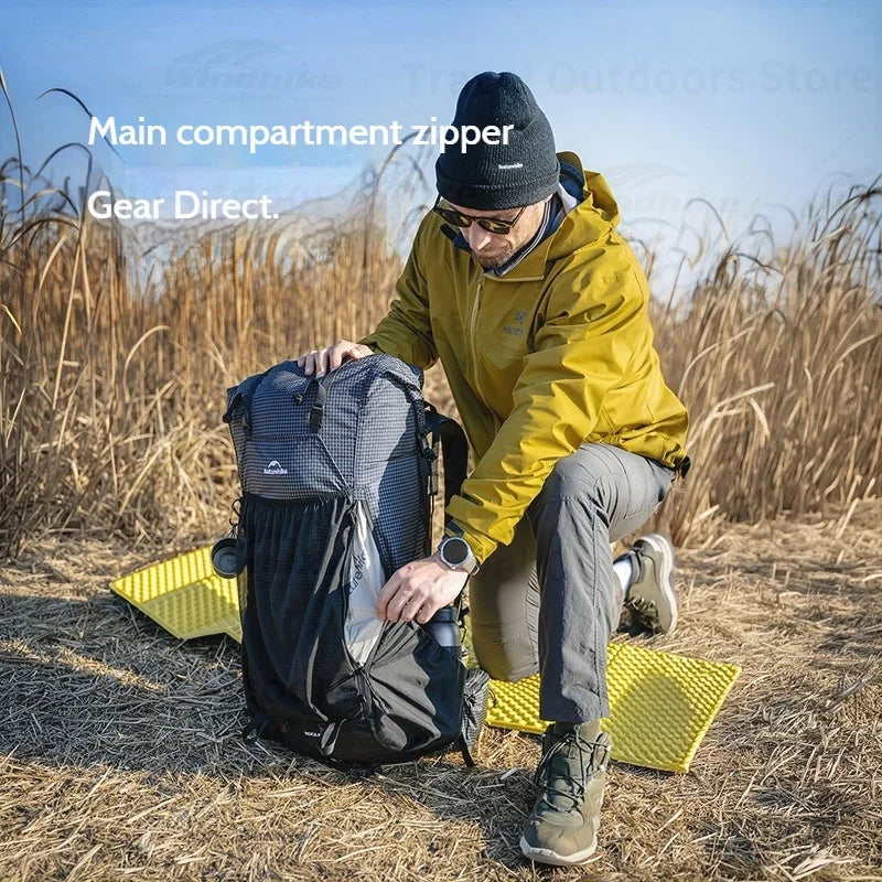 Naturehike Rock 2.0 Backpack Large Capacity Waterproof Travel Bag Camping Trekking Bag Outdoor Hiking Backpack With Rain Cover