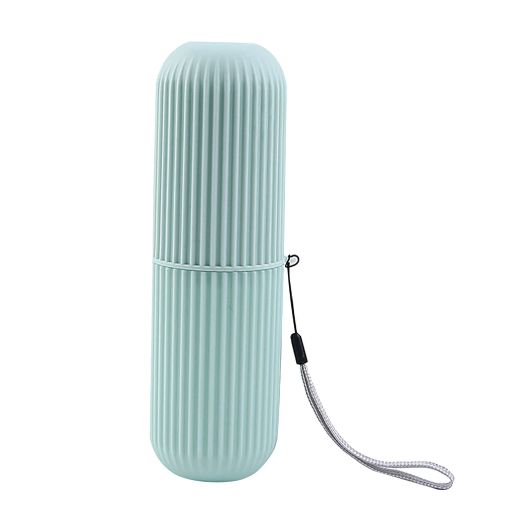 Travel Toothbrush Case Carrier Portable PP Slip Resistant Travel Toothbrush Cup with Cover
