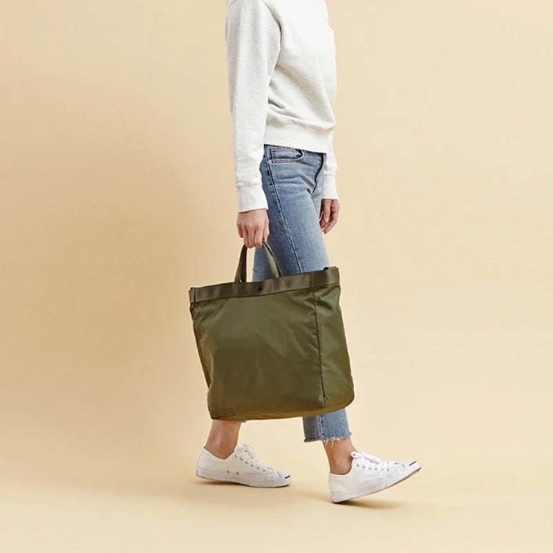Portable Clothes Storage Tote Bag Shoulder Bag Travel Organizer Outdoor Sports Fitness Yoga Bag Waterproof Nylon Luggage Bag