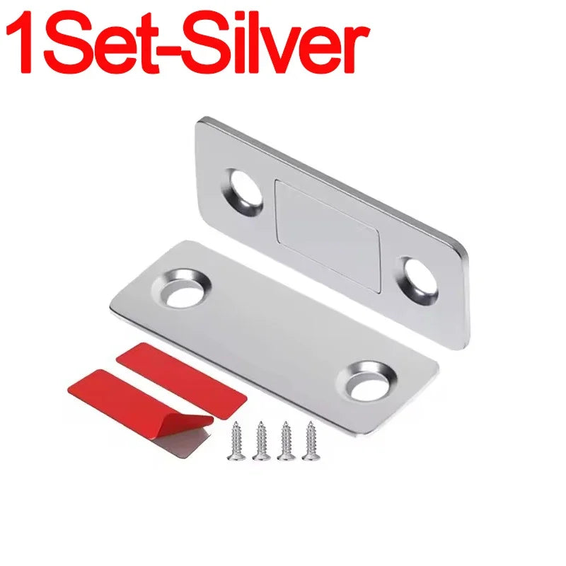 20/1Set Invisible Magnets Cabinet Catches Strong Magnetic Door Stopper Patch Adhesive Furniture Drawer Window Door Closer Latch