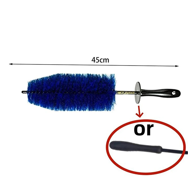 1/3PCS Soft Bristle Car Cleaning Brush - Wheel Rim Tire Cleaner Non-Scratch Car Detailing Washing Tool for Vehicle Care