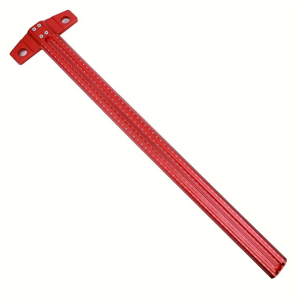 300/400/500/600MM woodworking T-shaped ruler, marking ruler, aluminum alloy line marking gauge, measuring tool