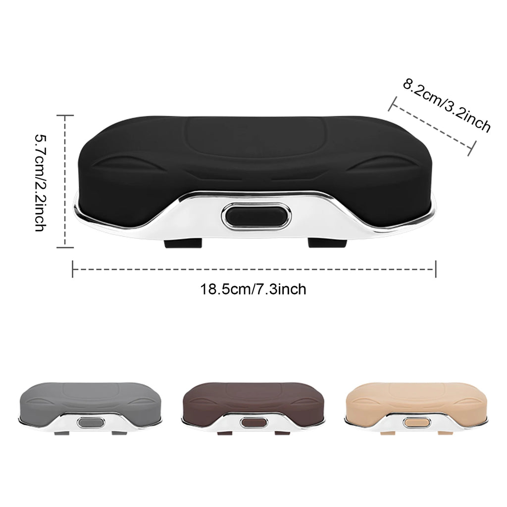 Car Visor Sunglasses Glasses Case Eyeglass Storage Box for BYD Song Plus Atto 3 Seal U DM I Sealion 7 Dolphin Mini Accessories