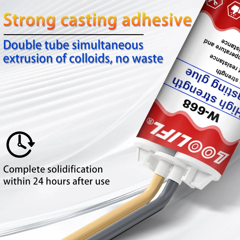 Metal Repair Glue, 1.76 oz Waterproof Epoxy Casting Adhesive, The Strongest Welding and Liquid Filler for Metals,Stainless Steel