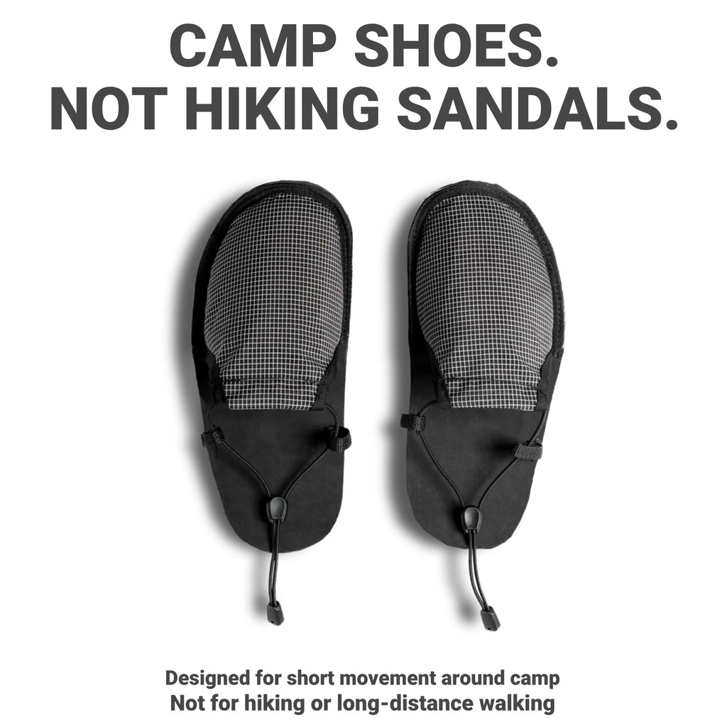 [HODR GEAR] Camp Shoes Ultralight Rollable Footwear Breathable Dyneema® Grid Upper Sole Packable Quick-Dry Short Camp Movement