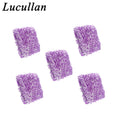 Lucullan Purple NO LOGO Car Wash Pad No Cuff With Opening On One Side to Become Mitt