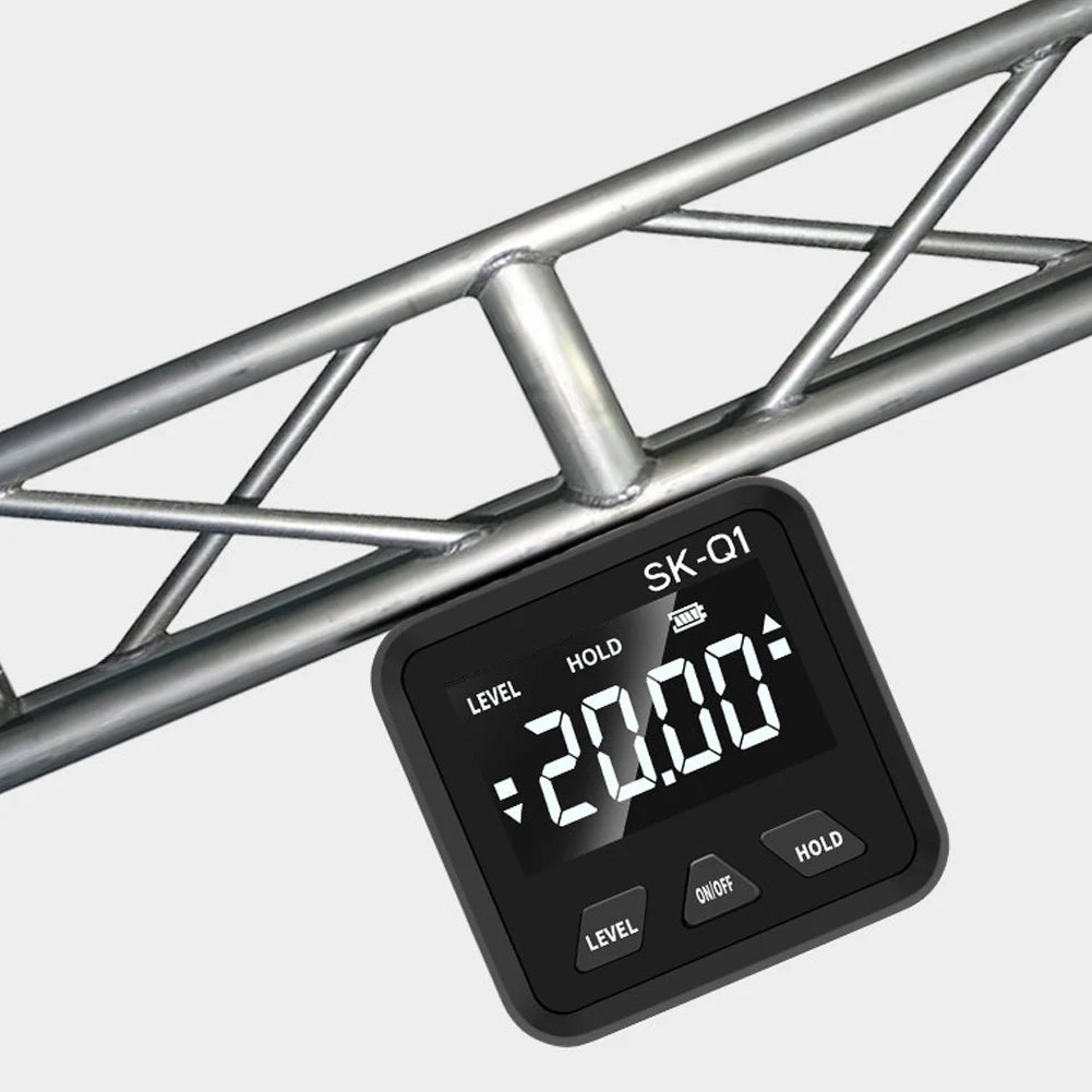 Electronic Angle Ruler SKQ1 Magnetic Base Inclinometer With Reverse Display For Horizontal Slope Gauge Instrument