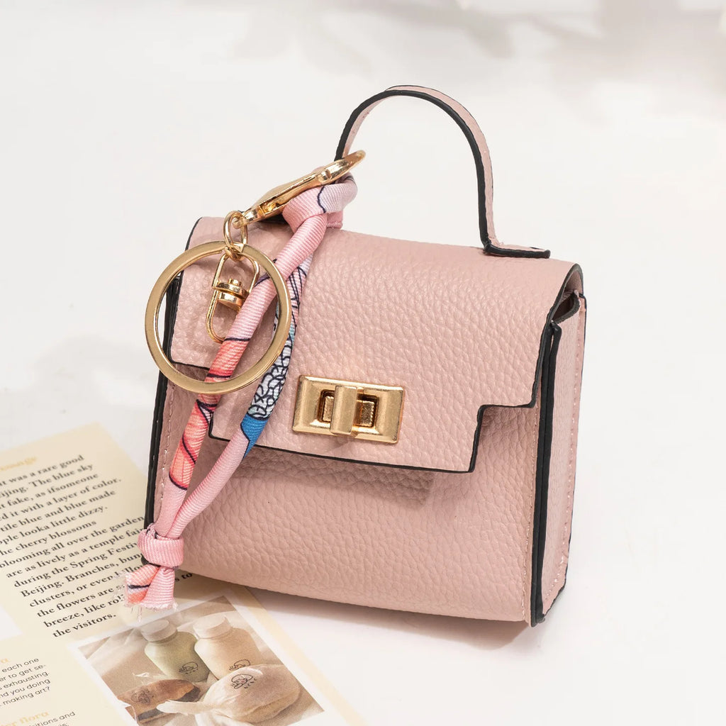 New style Mini House Small Bag Handheld Portable Hand Rope Bluetooth Earphone Bag Zero Wallet Multi functional Small Bag
