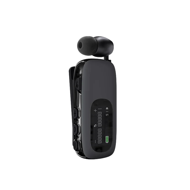 K75 Business Wired Bluetooth Earphones play for 20 hours, compatible with all Bluetooth devices, fast charging