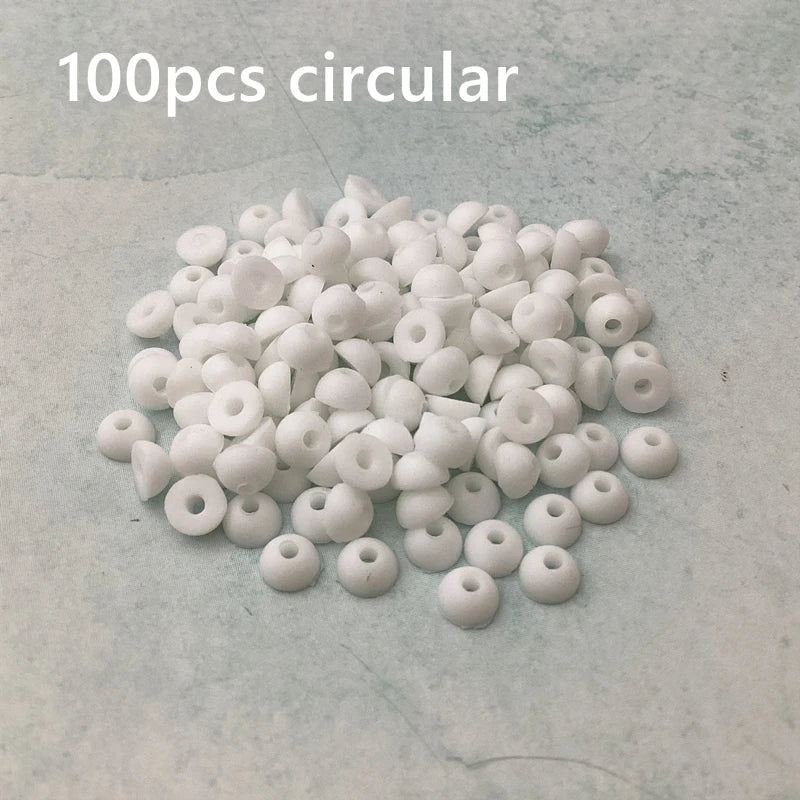 100pcs High Elasticity Colorful Fingerboard PU Bushing