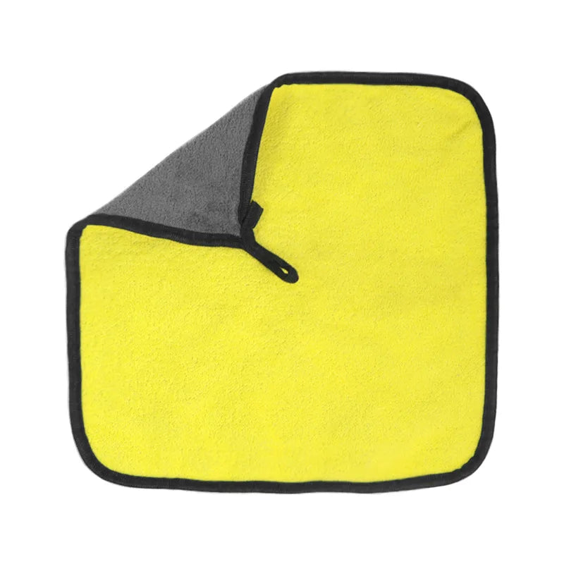 Car wash towel A1-Car absorbent interior glass car towel does not shed hair Double-sided rag in the car