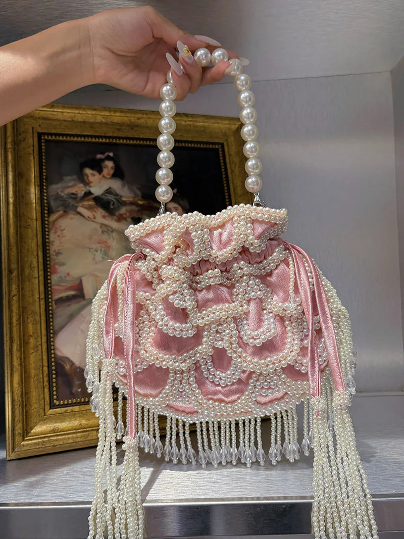 uxury Party Evening Bag Handmade Velvet Touch Fashion Wedding Party Banquet Bag