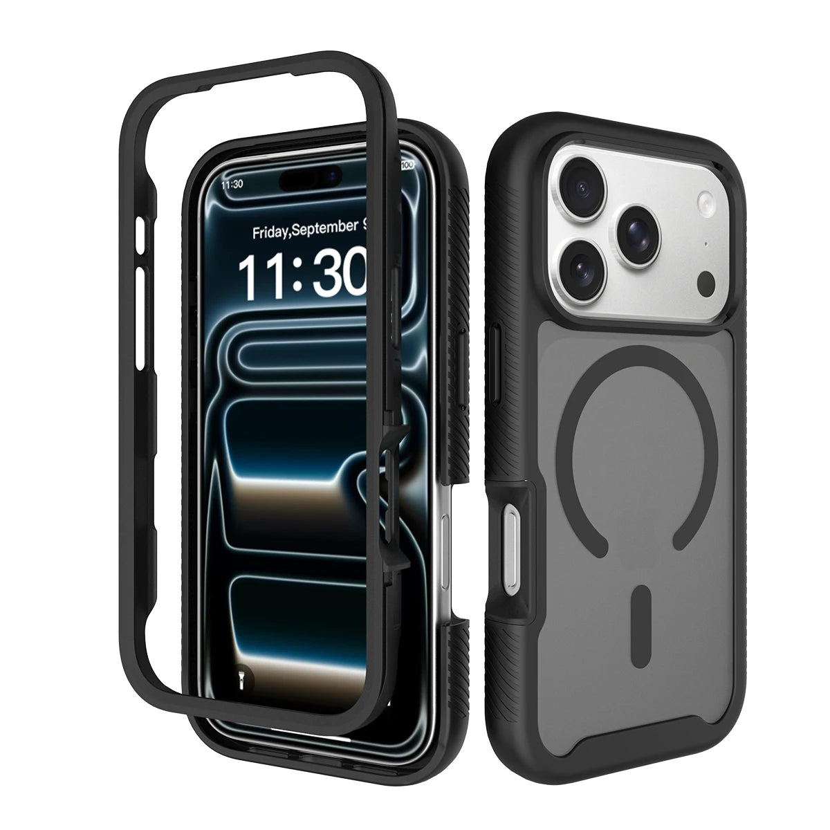 Translucent For MagSafe Magnetic Phone Case For iPhone Air 17 Pro Max 16E Military Grade Protection Anti-Fingerprint Matte Cover