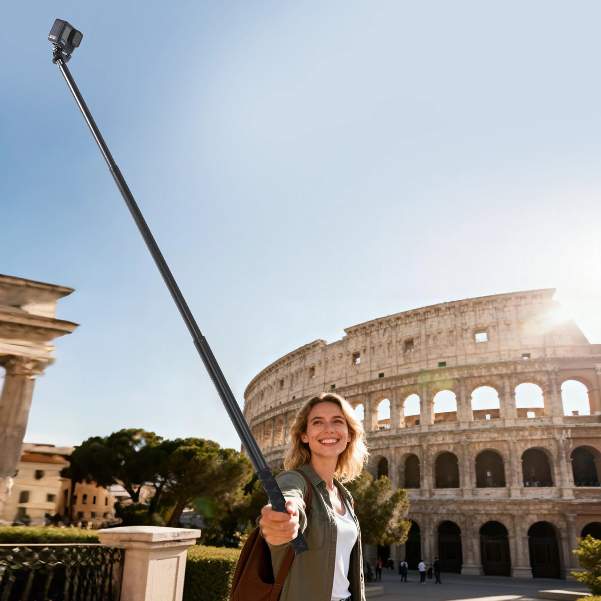 Invisible Selfie Stick for Insta360 X3 Rotating Bullet Time Handheld Tripod for Insta 360 ONE X2 ONE RS GoPro Accessories