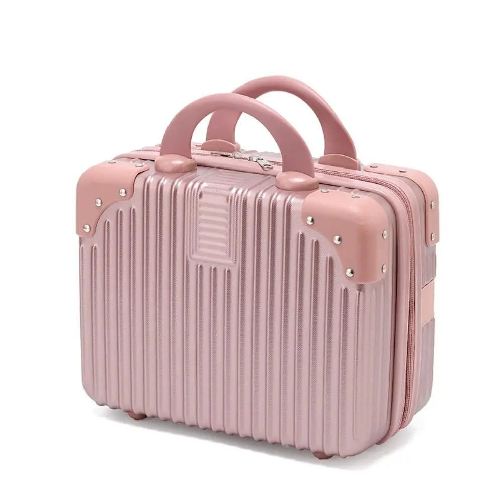 Hot Sales 14 inch Travel Suitcase Mini Hand Makeup Case Travel Luggage Cosmetic Box For Women