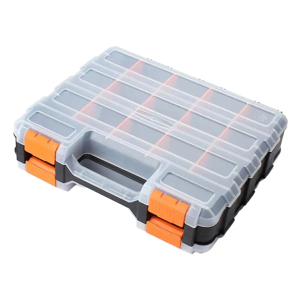 Handheld Tool Box Organizer Sets  Compartment Small Parts Boxes Large Capacity Thickened Plastic Hardware Tool Storage Box