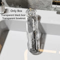 New Travel Homeuse Portable Toothbrush Storage Box Dustproof Toothbrush Boxes Cute Bowknot Water Ripple Tooth brush Cover Case