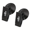 2/4Pcs Multi-Function Car Windows Suction Cup Clips Removable Holder for Sun Visor Curtain Towel Ticket Car Glasses Storage Clip