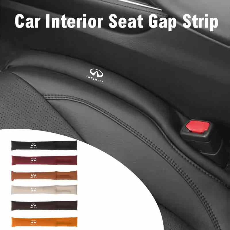 Car Seat Gap Filler Suade Leakproof Plug Seat Gap Leak Pads Filling Organizer For Infiniti Q50 FX35 Q30 G37 Q70 QX70 G35 Q60 QX5