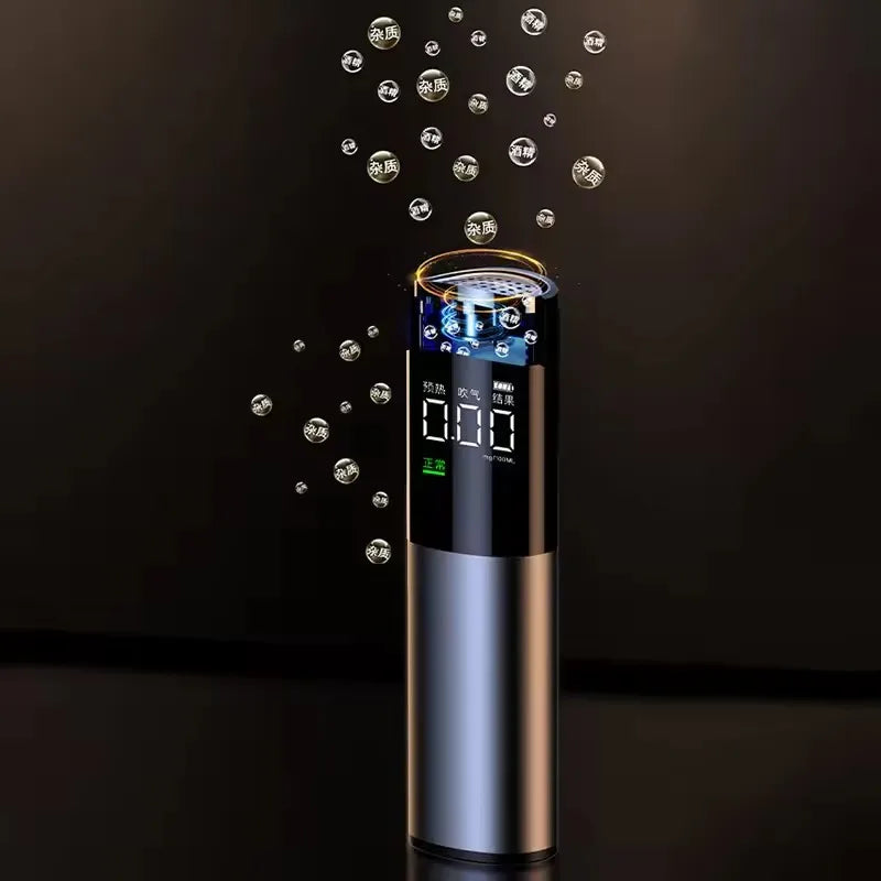 Portable High Precision Alcohol Tester Breathalyzer Smart Self-test Drinking Detection Device Emergency Rescue Kit