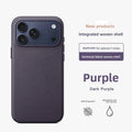 New Original Technology Woven Magnetic Case For iPhone 18 Pro 17 16 15 14 13 Pro Max For Magsafe Wireless Charger Official Cover