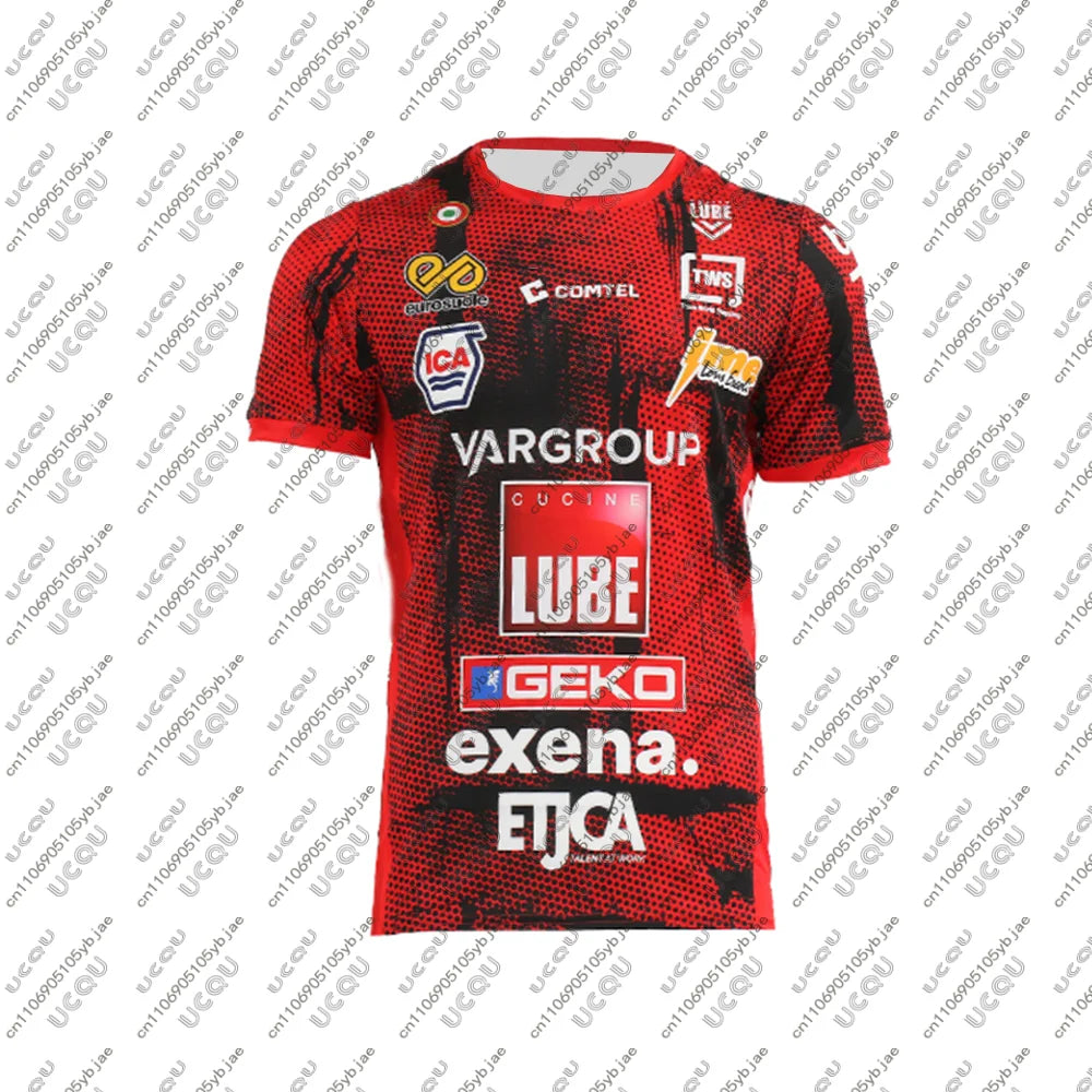 2025/26 Men Women Boys Top Away Breathable Team Volleyball Jersey Match Clothes Tee Adult L-Lube T shirt Male Home Sportswear