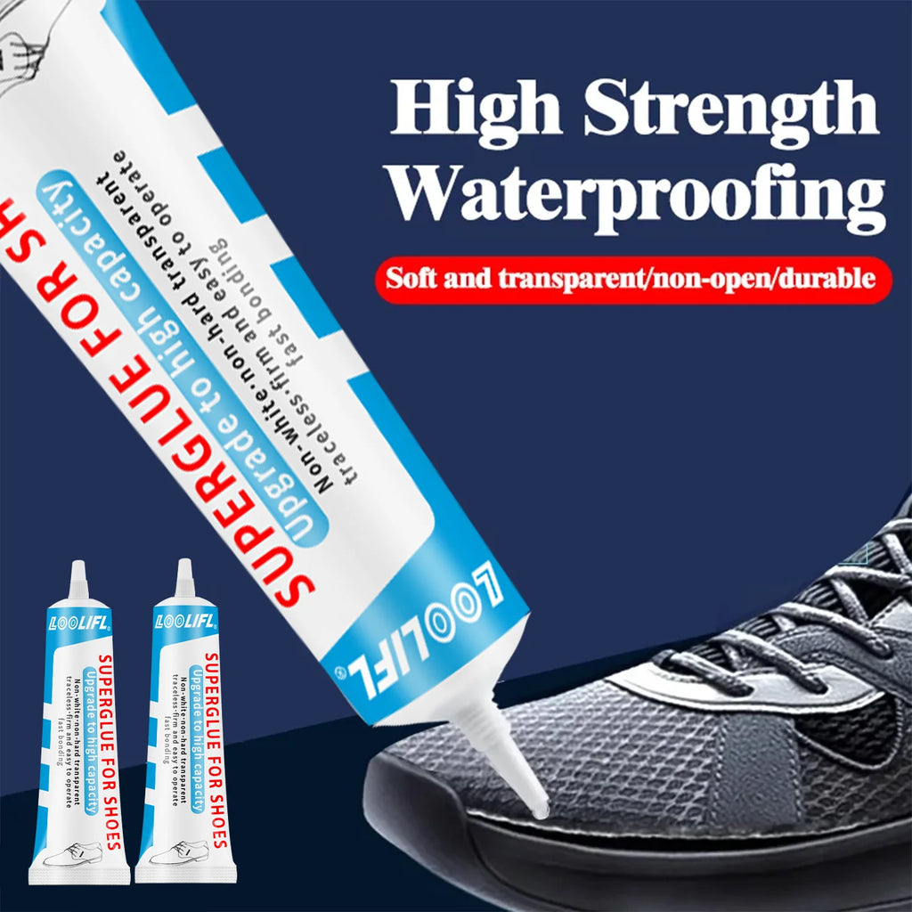 Loolifl, 60ml Strong Universal Shoe Glue Professional Repair Sports Shoes/Boots/Leather Cracks, Safe and Stable