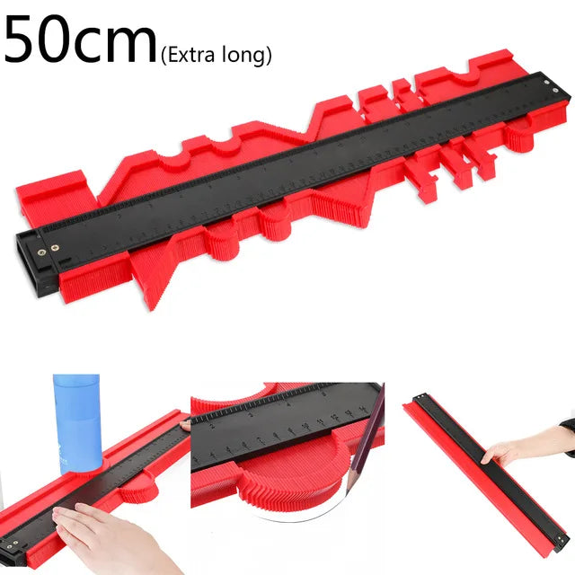 Profile Duplication Gauge Shape Gauge Duplicator Plastic Contour Copy Duplicator Magic Measuring Tool For Woodworking Tool